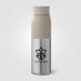 Bouteille Borealis à couvercle à torsion en acier inoxydable recyclé - 650 ml Colour Jet Geschäftsgeschenk