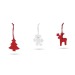 Set de 3 décorations de Noël 3 modèles différents, décoration de sapin de Noël Werbung