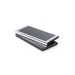 Batterie portable en 100% aluminium recyclé 8'000mAh - Clerk, objet solaire Werbung