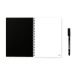 INFINITEBOOK PLAIN A5. Infinitebook mit Softcover und 15 unifarbenen Seiten für Whiteboards, Heft Werbung