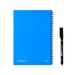 INFINITEBOOK PLAIN A5. Infinitebook mit Softcover und 15 unifarbenen Seiten für Whiteboards Geschäftsgeschenk