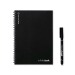 Infinitebook A5 couverture souple et 15 pages lignées pour tableau blanc, cahier Werbung