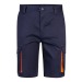 VL HEMERA. Bermuda stretch bicolore, multipoches 240g/m², en coton 46%, EME 38% et polyester 16%, Short Werbung