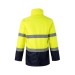 VL THEMIS. Parka bicolore 190g/m², en polyester 100%, avec enduction PU Geschäftsgeschenk