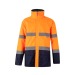 VL THEMIS LARGE. Parka bicolore 190g/m², en polyester 100%, avec finition PU, Parka Werbung