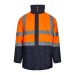 VL JUNO LARGE. Parka 4 en 1 bicolore 180g/m², en polyester 100% avec finition PU, Parka Werbung