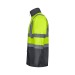 VL JUNO LARGE. Zweifarbiger 4-in-1-Parka 180g/m², aus 100% Polyester mit PU-Finish. Geschäftsgeschenk