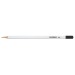 STABILO crayon graphite hexagonal blanc avec tête trempée Geschäftsgeschenk