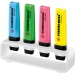 STABILO BOSS ORIGINAL Set de bureau de 4 surligneurs Geschäftsgeschenk
