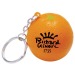 Porte-clés orange anti-stress Geschäftsgeschenk