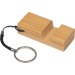 Porte-clés avec support mobile en bambou, Porte-téléphone portable et support, socle, base pour smartphone Werbung