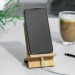 Handyhalter aus Bambus, Handyhalter und -ständer, Standfuß, Smartphone-Basisstation Werbung