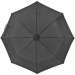 Parapluie télescopique noir avec bordure colorée, parapluie pliable de poche Werbung