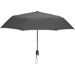 Parapluie télescopique noir avec bordure colorée, parapluie pliable de poche Werbung