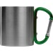 Metalltasse mit Karabinerhaken Geschäftsgeschenk