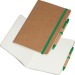 Cahier A5 avec stylo à bille, carnet recyclé Werbung