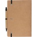 Cahier A5 avec stylo à bille, carnet recyclé Werbung