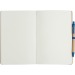 Cahier A5 avec stylo à bille, carnet recyclé Werbung