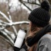 Doppelwandiger Thermobecher aus Edelstahl, Isothermischer Becher Werbung
