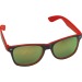Lunettes de soleil bicolor et verres étamés, lunette de soleil Werbung
