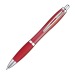Stylo transparent avec clip en métal argenté, stylo bille Werbung