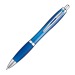 Stylo transparent avec clip en métal argenté, stylo bille Werbung