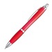 Stylo transparent avec clip en métal argenté, stylo bille Werbung