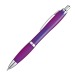 Stylo transparent avec clip en métal argenté Geschäftsgeschenk