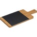 Planche en bambou avec insert en ardoise Geschäftsgeschenk