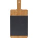 Planche en bambou avec insert en ardoise, planche de service Werbung