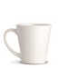 Ausladender Keramikbecher mit Fotodruck im Sublimationsverfahren, Tasse mit vierfarbigem Fotodruck Werbung
