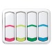 Textmarker-Set 4 Stück 75 mm Geschäftsgeschenk