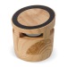 Enceinte en bois 3W avec chargeur sans fil, musique Werbung