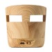Enceinte en bois 3W avec chargeur sans fil, musique Werbung