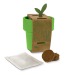 Hot-but-cool-Kaffeebecher mit Kirschtomatensamen, Beutel mit Samen Werbung