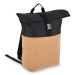 Sac à dos à roulettes en liège et rPET 18L, sac à dos roll-top Werbung