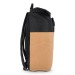 Sac à dos à roulettes en liège et R-PET 18L Geschäftsgeschenk