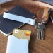 Recycled Leather Keyring Schlüsselanhänger, Recycelter Schlüsselanhänger Werbung