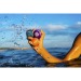 Auf dem Wasser hüpfender Ball, Sprungball Werbung