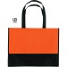 Einkaufstasche zweifarbig 38x29cm Non-Woven, Messetasche Werbung