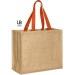 Sac shopping jute avec anses de couleur paros Geschäftsgeschenk