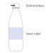 L`eau en bouteille, 500ml, gazeuse bouteille ?Budget?, Eco Label GER Geschäftsgeschenk