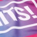 Fan-Schal Quadri aus Lycra-Stoff, Fan-Schal Werbung