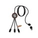 langes rundes Öko-Kabel 5-in-1 (Import) Geschäftsgeschenk