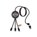 Eco-Kabel aus Holz 10W Geschäftsgeschenk