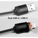 Câble dual 65W 5-en -1 Import, câble de chargement Werbung