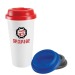 Tasse à café à emporter en plastique à double paroi 455ml/16oz ** Geschäftsgeschenk