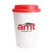 Tasse à café à emporter en plastique à double paroi 340ml/12oz **, Mug et tasse en plastique Werbung