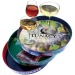 Plateau rond à bord relevé 32cm, plateau de bar Werbung