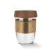 Glasbecher 35cl, Tasse aus Glas Werbung